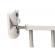 Poarta de siguranta extensibila noma 62–102 cm metal alb n93361