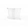 Poarta de siguranta extensibila noma 62–102 cm metal alb n93361