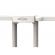 Poarta de siguranta extensibila noma 62–102 cm metal alb n93361