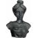 Lumanare stil statueta Venera negru handmade 11cm