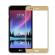 SET Husa protectie din silicon transparent (Gel TPU)+ Folie sticla 3D Aurie LG K4 2017
