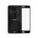 SET Husa protectie din silicon transparent (Gel TPU)+ Folie sticla 3D Neagra LG K10 2017