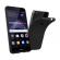SET Husa protectie din silicon negru (Gel TPU)+ Folie sticla securizata HUAWEI P8 LITE 2017