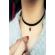 Choker fashion black delux - colier elegant pentru gat