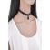 Choker fashion black gothic flower - colier elegant pentru gat