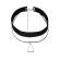 Choker fashion black pyramid - colier elegant pentru gat