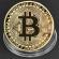 Moneda bitcoin de colectie & suvenir - criptomoneda aurie