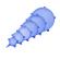 Set 6 capace albastre si flexibile din silicon pentru vase/recipiente castron...