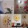 Set oglinzi design 3d gold sun - oglinzi decorative acrilice luxury...