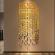 Set oglinzi design patrat - oglinzi decorative acrilice 2/2 gold 100 buc