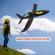 Avion Planor Dark Elves Avion planor din spuma cu elice si acumulator