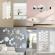SET Oglinzi Decorative Acrilice Design Hexagon Silver XXL Size - Luxury Home 6 bucati/set