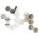 SET Oglinzi Decorative Acrilice Design Hexagon Silver XXL Size - Luxury Home 6 bucati/set