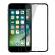 Folie de sticla 3D securizata cu rama metalicaBlack pentru Apple iPhone 8 protectie completa margini curbate
