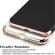 Husa protectie pentru Samsung Galaxy J3 2017 Luxury Black Plated cu Inel de sustinere