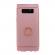 Husa protectie pentru Samsung Galaxy Note 8 Luxury Rose-Gold Plated cu Inel de sustinere