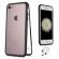Pachet Valentines Day iPhone 7 Argintiu 2xhusa cu spate de sticla securizata premium + 2xfolie de sticla