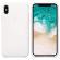 Carcasa Apple iPhone Xsilicon antisoc Alb