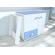 Comoda cu blat de infasat mykids lucky alb-albastru 0121pe