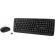 Kit tastatura multimedia fara fir si mouse wireless Titanum Akron 2.4 GHz 1600 DPI 3 butoane si scroll negru TK109-DC
