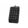 TASTATURA numerica A4TECH Fstyler, 18 taste, USB, 150cm, compact design, black