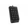 TASTATURA numerica A4TECH Fstyler, 18 taste, USB, 150cm, compact design, black