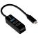 Hub USB Tracer H21 4 port USB, conexion USB Type C