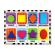 Puzzle lemn in relief forme geometrice melissa and doug 8 piese