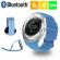 Ceas smartwatch tartek™ y1 blue, ecran touchscreen, bluetooth, sim notificari, pedometru