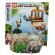 Set de constructie Leduo, MyWorld of Minecraft cu efecte luminoase, 379 piese