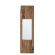 Oglinda de perete cu rama din lemn maro rafter 25x4x90 cm