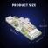 Puzzle 3d cu led casa alba 151 piese