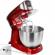 Robot de bucatarie 3 in 1 Royalty Line RL-PKM1900.7BG RED, 1300 W cu mixer, blender si masina de tocat carne, rosu