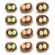 Set 12 cuiburi cu oua multicolore 6x3 cm