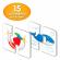 Joc de potrivire puzzle 15 piese - oceanul