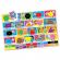 Puzzle mare de podea 50 piese - culori si forme engleza