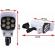 Camera falsa cu panou solar 77 LED senzor de miscare lampa solara telecomanda