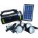 Lanterna solara cu 4 becuri incarcare telefon radio mp3 boxa bluetooth lampa