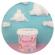 Exfoliant de corp Cloud 9, Bomb Cosmetics, 365 ml