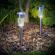 Lampa solara, tip hoff stick, negru