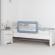 Bariera protectie anticadere pat copii, lungime 100 cm, albastru-gri reer sleep'n keep