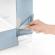 Bariera protectie anticadere pat copii, lungime 100 cm, albastru-gri reer sleep'n keep