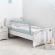 Bariera protectie anticadere pat copii, lungime 150 cm, albastru-gri, reer sleep'n keep xl