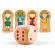 Puzzle 2 in 1 hape 100 piese - turul lumii