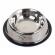 Castron din inox antiderapant pentru caini, model labuta,gonga® argintiu 0.15 l