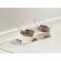 Castron dublu pentru animale de companie, transparent, gonga® transparent