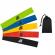 Set antrenament, 5 benzi elastice fitness, yoga, pilates, aerobic, exercitii fizice, gonga® multicolor