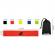 Set antrenament, 5 benzi elastice fitness, yoga, pilates, aerobic, exercitii fizice, gonga® multicolor