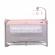 Patut pliabil cu 2 nivele masuta de infasat si carusel Once upon a time L3 Pink