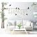 Sticker Decorativ Copaci cu Pasari si 12 Rame Foto - 290 x 210 cm